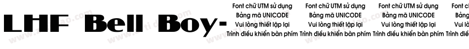 LHF Bell Boy字体转换